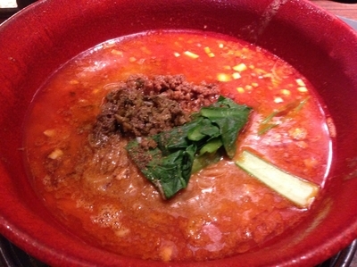 「金ゴマ汁有り担担麺　￥１０００」@想吃担担面 ユニモール店の写真