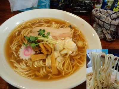 「はまぐり×煮干し中華そば平日大盛サービス880円」@麺酒処 ふくろうの写真