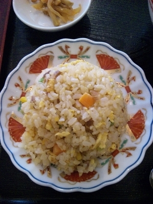 「醤油ラーメン半炒飯セット」@香満楼の写真