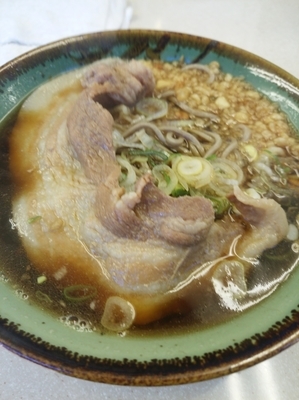 「肉そば480円」@豊しま 飯田橋店の写真