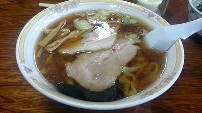 「【平日限定】中華そば極太麺　700円」@中華そば処 琴平荘の写真