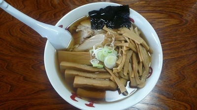 「メンマ中華　700円」@中華そば処 琴平荘の写真