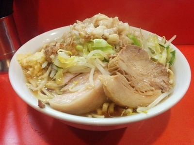 「ラーメン(ニンニク・アブラ)700円」@ラーメン二郎 仙川店の写真