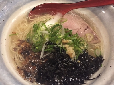 「ホタテとキノコの潮」@麺場voyageの写真