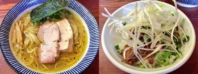 「魚介の拉麺 ～ニューオリンズスタイル～ + ルーロー風飯」@良温(Ra-on)の写真