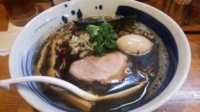 「黒煮干しそば（細麺）」@麺屋 鶏口の写真