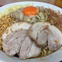 辛まぜ大麺増し500ニンニク脂マシマシ