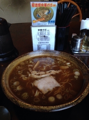 「鰹濃厚中華そば」@もちもちの木 野田店の写真