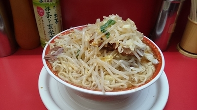 「麺増し大(ヤサイカラメ)￥７５０」@ラーメン二郎 上野毛店の写真