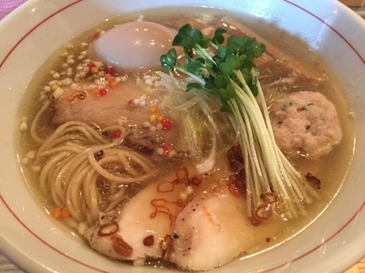 「地球の特製塩そば1000円」@地球の中華そばの写真