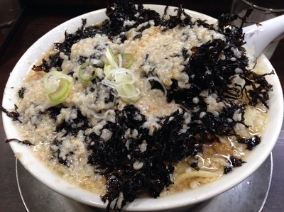 「岩のりラーメン 大油 + タマネギ増し」@らーめん潤 蒲田店の写真