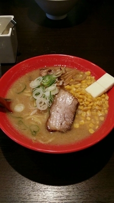 「味噌バターコーンラーメン」@北海道恵比寿 南青山店の写真
