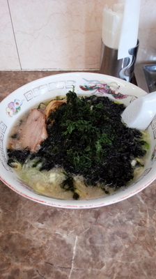 「岩のりラーメン」@げんこつ屋の写真