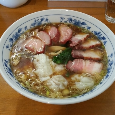 「叉焼ワンタンメン(1,200円)」@下前商店の写真