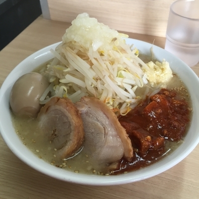 「辛ミートメン（￥800）」@ラーメンいつきの写真