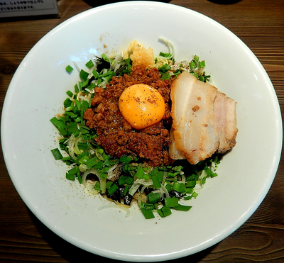 「【限定】あらい式細台湾まぜそば　麺少・追い飯付（780円）」@つけ麺 一燈の写真