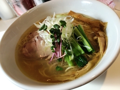 「鶏そば（塩）」@鶏そば朱雀の写真