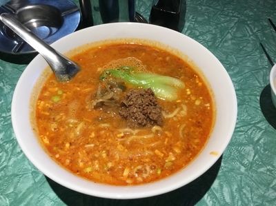 「担々麺 中辛750円＋麻婆丼880円」@担々麺 麻婆豆腐 ハヤフネの写真