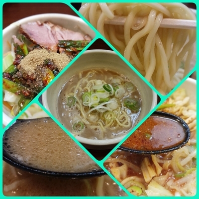 「ハーフらーめん・シビベジ・生ニンニク」@麺処 一笑の写真