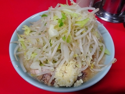 「ラーメン 小（700円）ニンニク」@ラーメン二郎 新潟店の写真