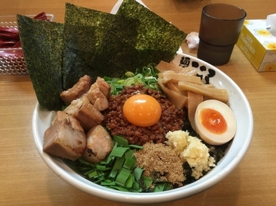 「台湾混ぜそば全部載せ」@麺屋こころ 溝の口店の写真
