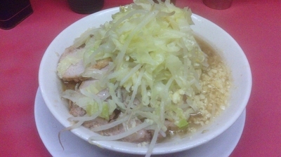 「大ラーメン ニンニク 700円」@ラーメン二郎 大宮店の写真