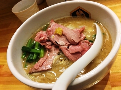 「濃厚真鯛らーめん雑炊セット」@真鯛らーめん 麺魚の写真