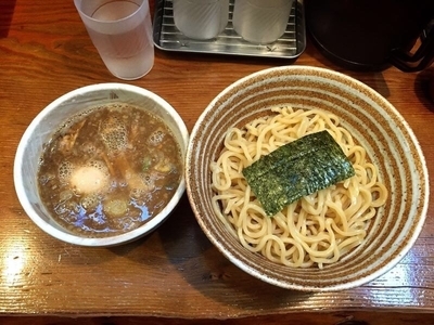 「煮魚つけめん＋味付玉子無料」@麺屋 錦堂の写真
