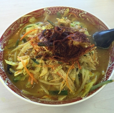 「スープカレータンメン」@あぢとみ食堂の写真