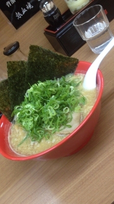 「熱血中華そば大  九条ネギ」@熱血らーめん in Yokohamaの写真