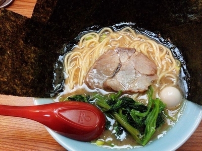 「ラーメン＋のり」@横濱家系ラーメン 大倉家 亀戸本店の写真