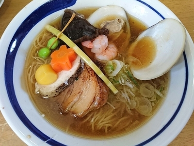 「【新春限定】新春黄金ラーメン2016 IN 活蛤バター」@MENYA 食い味の道有楽の写真