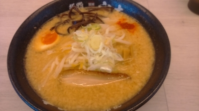 「背脂味噌らーめん810円」@背脂らーめん 宮本 南柏店の写真