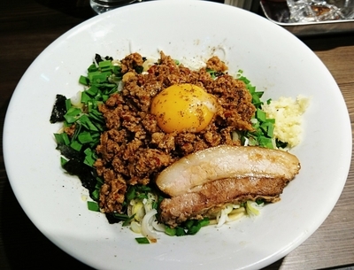 「(1月の限定)あらい式細台湾まぜそば」@つけ麺 一燈の写真