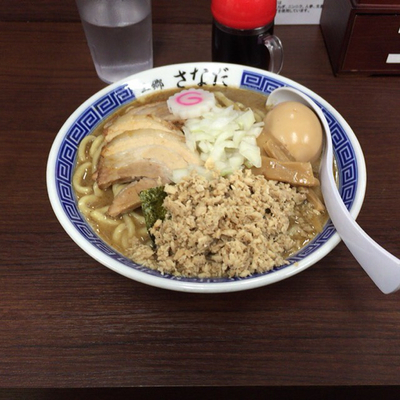 「特製中華そば大盛」@つけめん さなだの写真