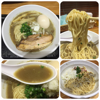 「煮干そば¥720+替玉¥180+ビール¥500」@つけめん・らーめん・煮干そば 金狼の写真