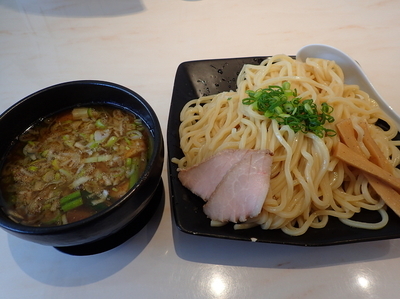 「豚鶏つけ麺・中盛」@麺処 あんかつの写真