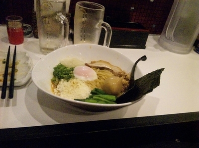 「海老まぜ麺」@海老・特濃煮干そば まるはの写真