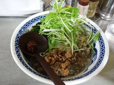 「黒ゴマタンタン麺（限定？）」@麺や てつの写真