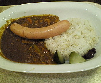 「五穀米と十種野菜のカレーセット＋トッピング＝８８６円　※」@BEER＆CAFE BERGの写真