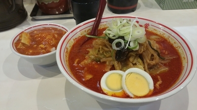 「北極野菜　ミニ麻婆丼」@蒙古タンメン 中本 大宮店の写真