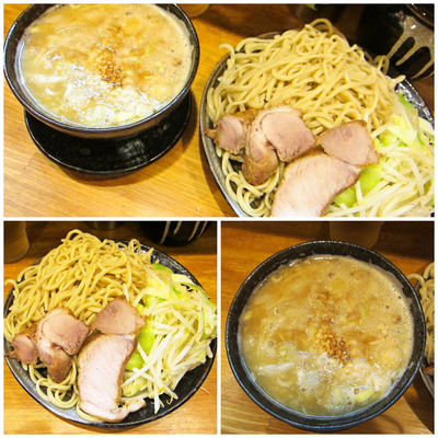 「つけ麺並（全マシ）780+100＝880円」@ラーメン盛太郎の写真