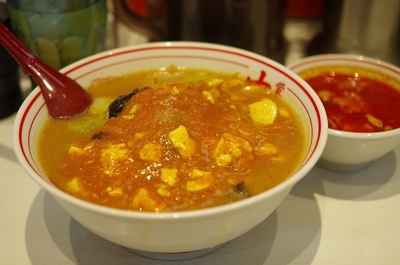 「蒙古タンメン800円+北極スープ180円」@蒙古タンメン中本 秋津店の写真