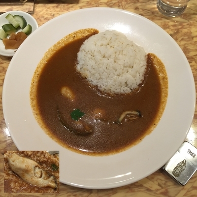 「極上かきカリー+大辛」@インド風カリーライス すぱいすの写真