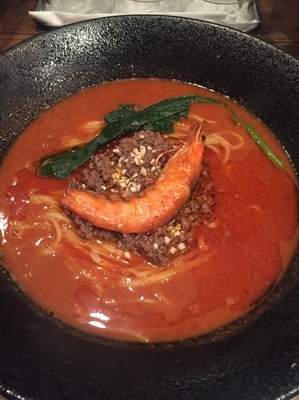 「海老タンタン（1月の限定） 850円」@新宿 モモンガの写真