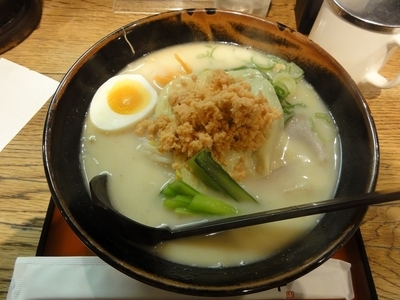 「豆乳らーめん」@古潭 かっぱ横丁店の写真