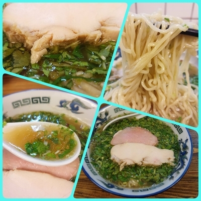 「【期間限定】香菜貝汁そば」@くじら食堂の写真