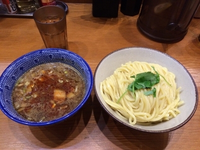 「辛つけ麺 大盛り」@麺や百日紅の写真