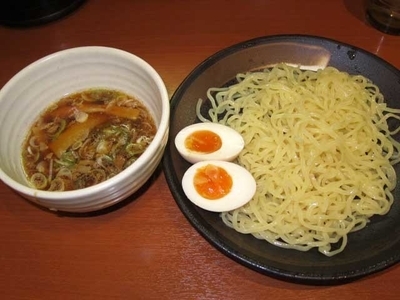 「つけ麺　421円＋煮卵　108円」@幸楽苑 新橋烏森店の写真