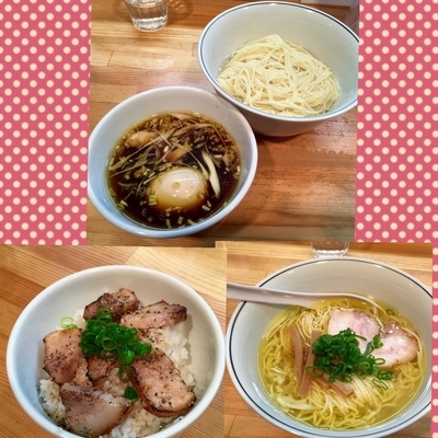「味玉醤油つけ麺」@麺屋 彩香の写真